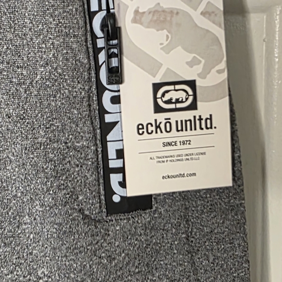 Ecko Unltd Gray and Red Joggers‎ NWT Size XL - Picture 3 of 4